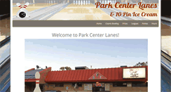 Desktop Screenshot of parkcenterlanes.com